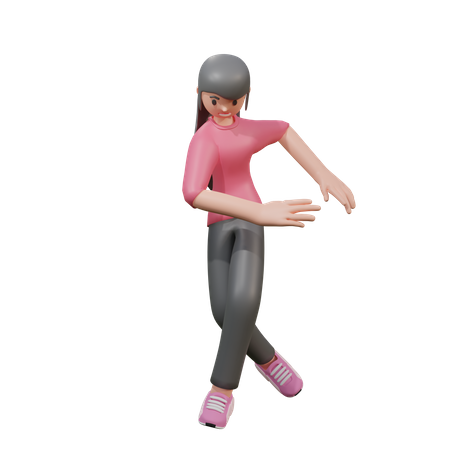 Free Boy dancing 3D Illustration