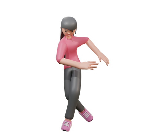 Free Boy dancing  3D Icon