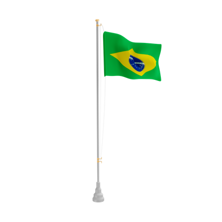 Free Brasilien  3D Flag