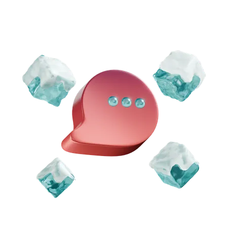 Free Breaking Ice with Outside World  3D Icon