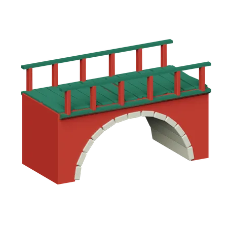 Free Bridge  3D Illustration