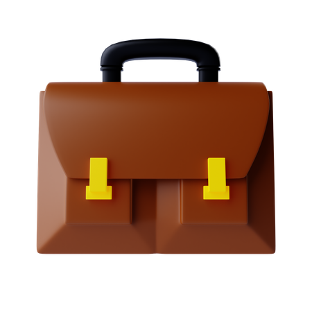 Free Briefcase  3D Icon