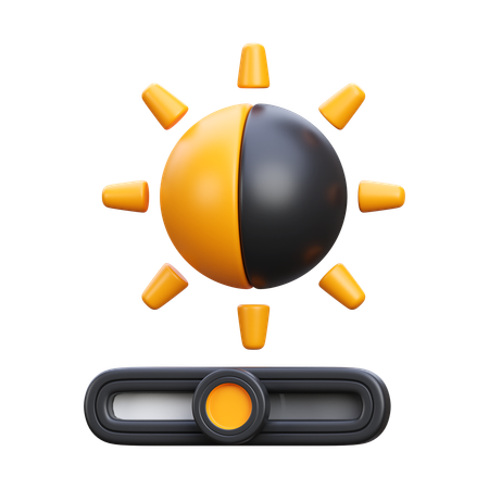 Free Brightness And Contrast  3D Icon