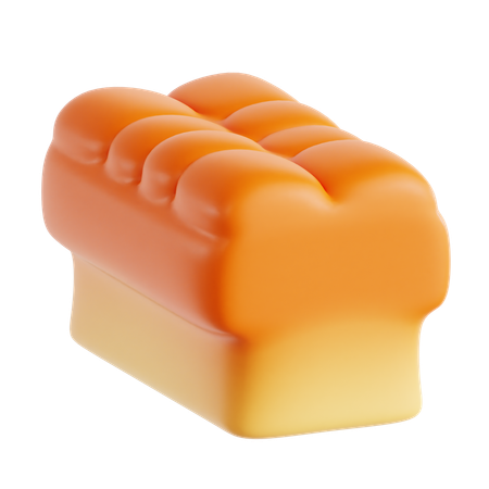 Free Brioche  3D Icon