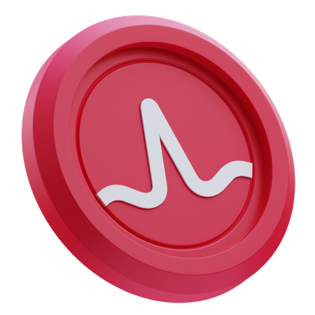 Free Broadcom-Logo auf roter runder Münze  3D Icon