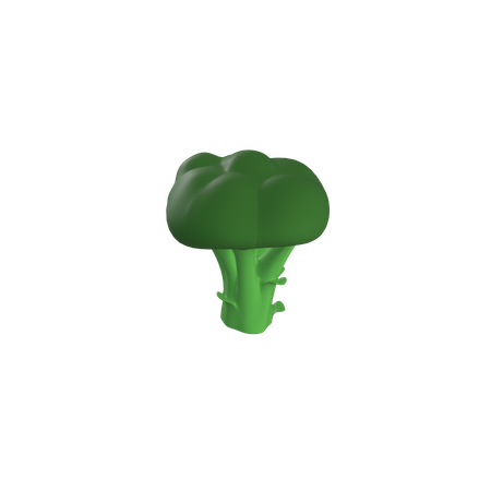 Free Broccoli  3D Icon