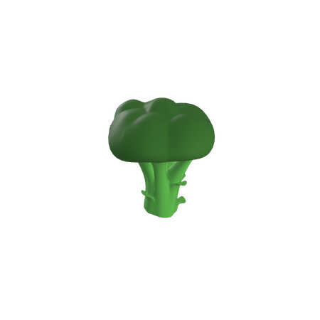 Free Broccoli  3D Icon