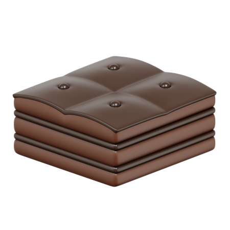 Free Brownies au chocolat  3D Icon