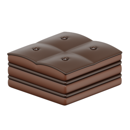 Free Brownies de chocolate  3D Icon