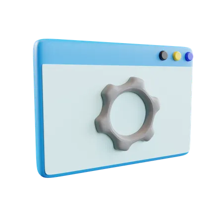 Free Browserverwaltung  3D Icon