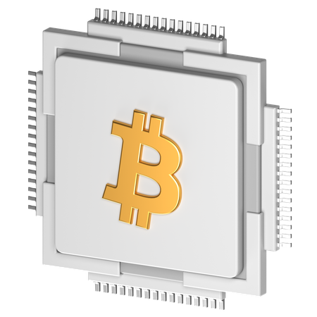 Free Btc Chipset  3D Icon
