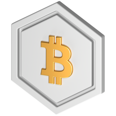 Free Moeda btc  3D Icon