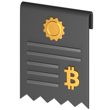 Free BTC Contract  3D Icon