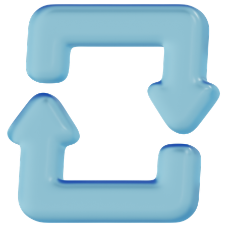 Free Bucle de vidrio azul  3D Icon