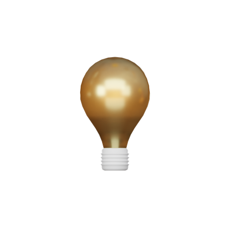 Free Bulb Idea  3D Icon