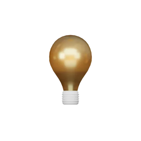 Free Bulb Idea  3D Icon