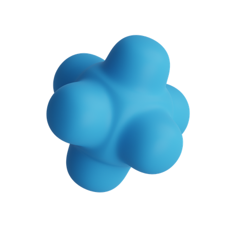 Free Bulge faced Hexagon  3D Icon