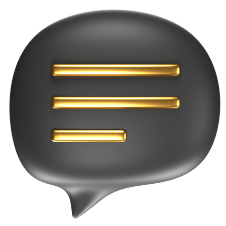 Free Burbuja de chat  3D Icon