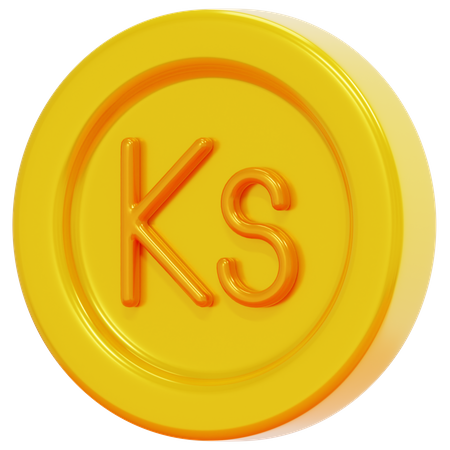 Free Burmesischer Kyat  3D Icon