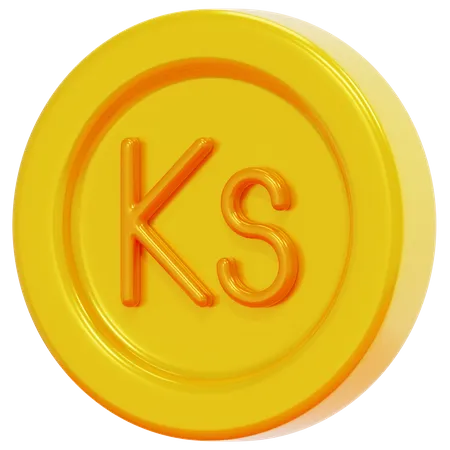 Free Burmesischer Kyat  3D Icon