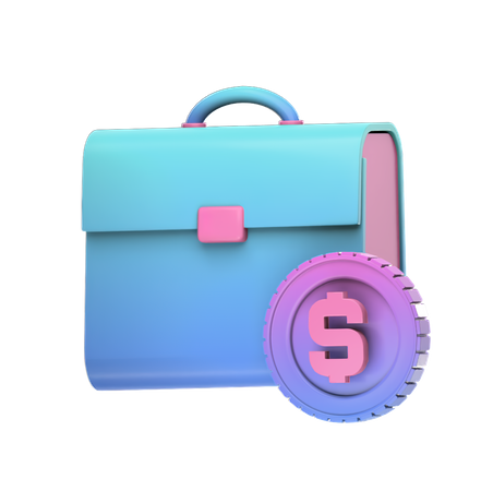 Free Business case  3D Icon