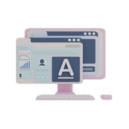 Free Business Profile  3D Icon