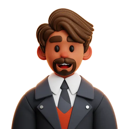 Free BUSINESSMAN  3D Icon