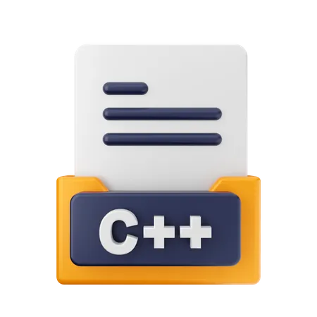 Free C Language Folder  3D Icon