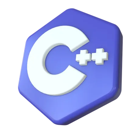 Free C++ Language Logo 3D Icon
