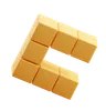 C Shape Block