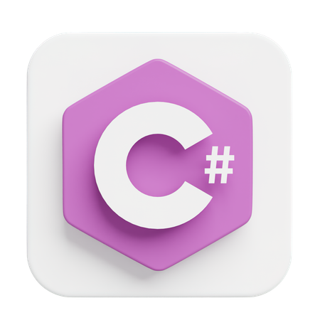 Free C Sharp  3D Icon