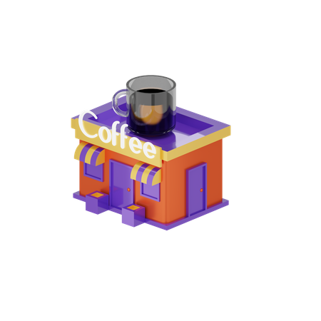 Free Café  3D Icon