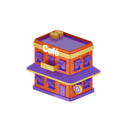 Free Cafe  3D Icon