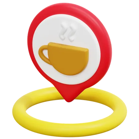 Free Emplacement du café  3D Icon