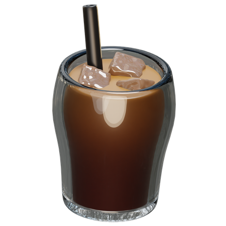 Free Café glacé  3D Icon