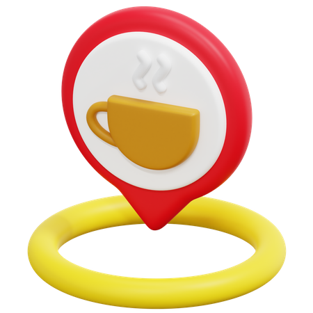 Free Ubicacion del cafe  3D Icon