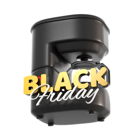 Free Cafetière pour le black friday  3D Icon