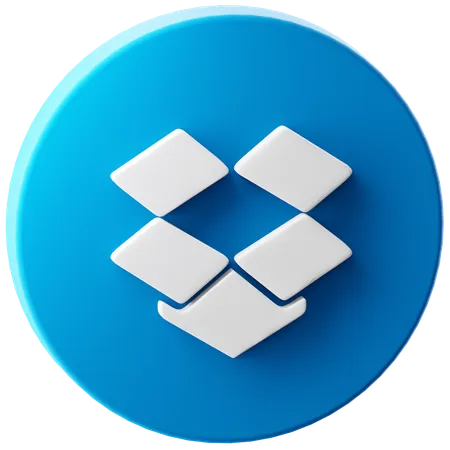 Free Dropbox  3D Icon