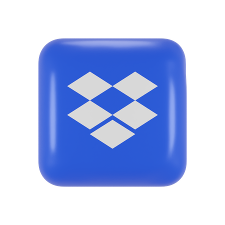 Free Dropbox  3D Logo