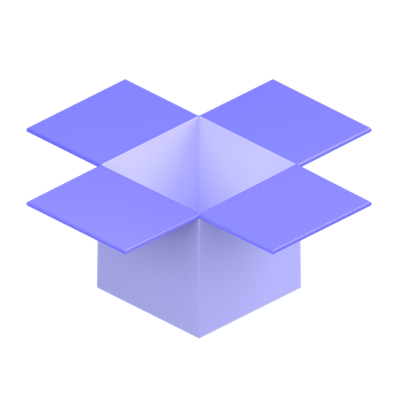 Free Dropbox  3D Icon