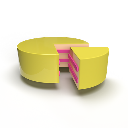Free Cake  3D Icon