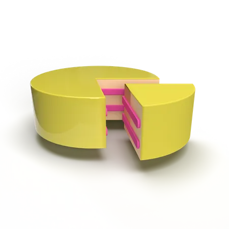 Free Cake  3D Illustration