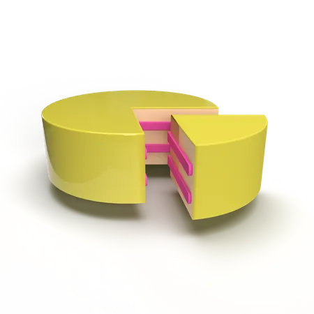 Free Cake 3D Illustration