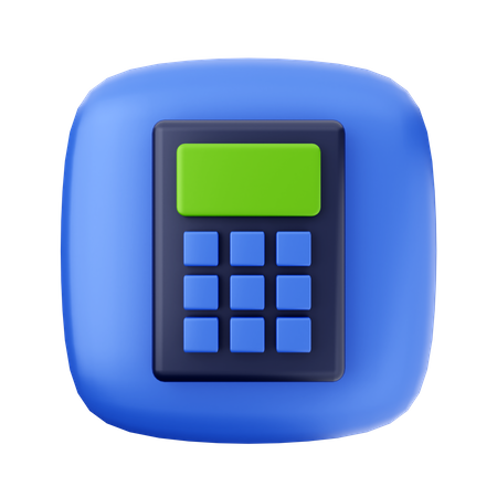 Free Calculator  3D Icon