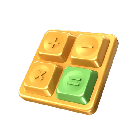 Free Calculator  3D Icon