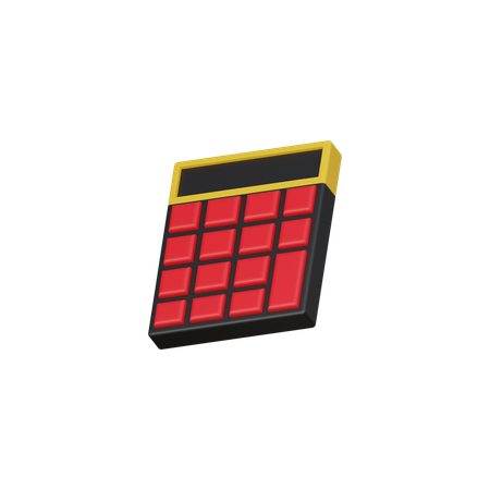 Free Calculator  3D Icon