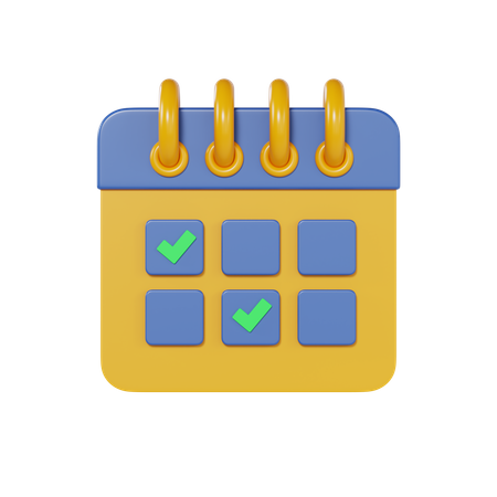 Free Calendar  3D Icon