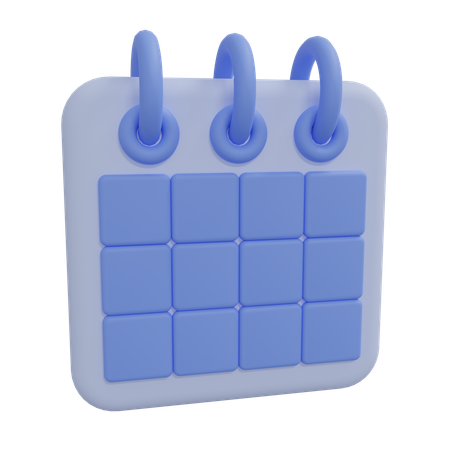 Free Calendar  3D Icon