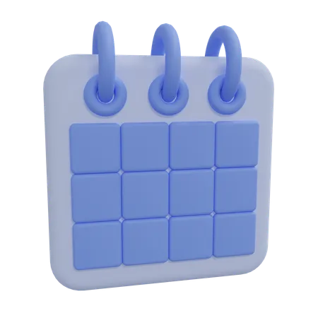 Free Calendar  3D Icon