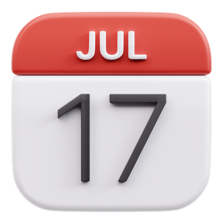 Free Calendar  3D Icon